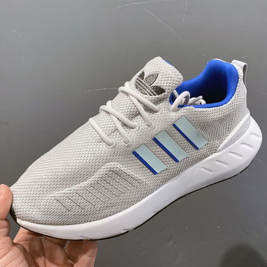 Adidas Clover Women's Shoes 2025 Summer New Retro Sports Shoes Lightweight Shoes Shoes Shoes Absorbing Mesh Breathable Casual Running Shoes GX9203 Gray Blue 37 (230mm)