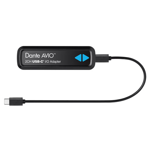 DANTE BY AUDINATE Dante AVIO adapter digital-to-analog converter Dante pigtail digital audio network transmission input and output channel ADP-USBC-AU-2X2 (TypeC adapter)