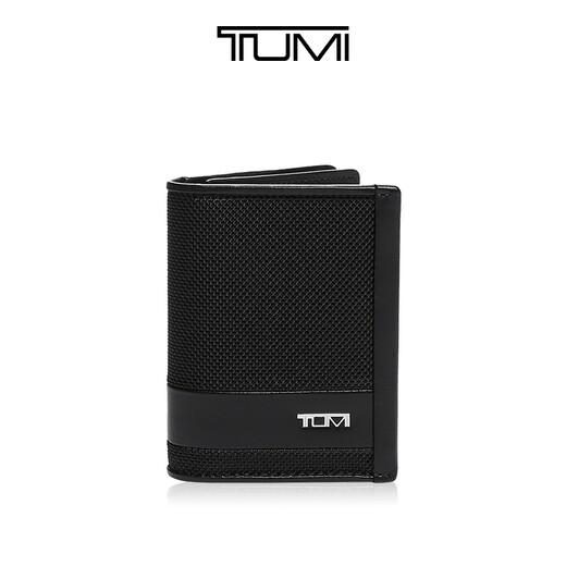 TUMI/Tuming Alpha SLG men's card holder business portable storage gusseted card holder black/01192256D2