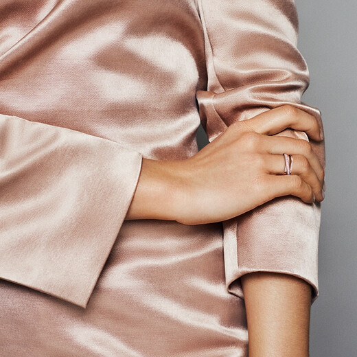 PANDORA Hengyao Sansheng Ring Rose Gold Stylish Interlaced Design Birthday Gift for Girlfriend