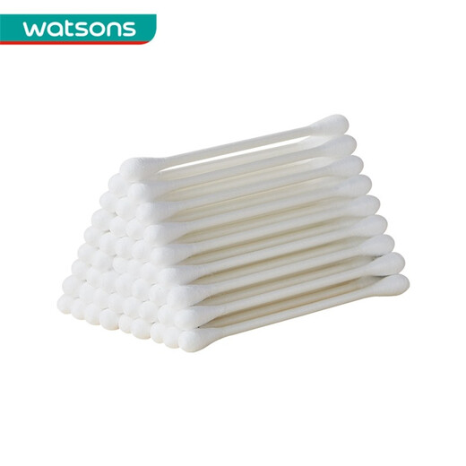 Watsons Watsons sanitary cotton swabs home cotton swabs paper shaft cotton swabs 300 pieces newly upgraded