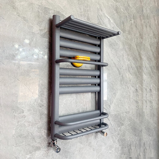 Maxter small basket copper-aluminum composite radiator steel wall-mounted ultra-thin bathroom shelf bathroom toilet heating floor heating steel starry sky gray flagship medium 40 height 60