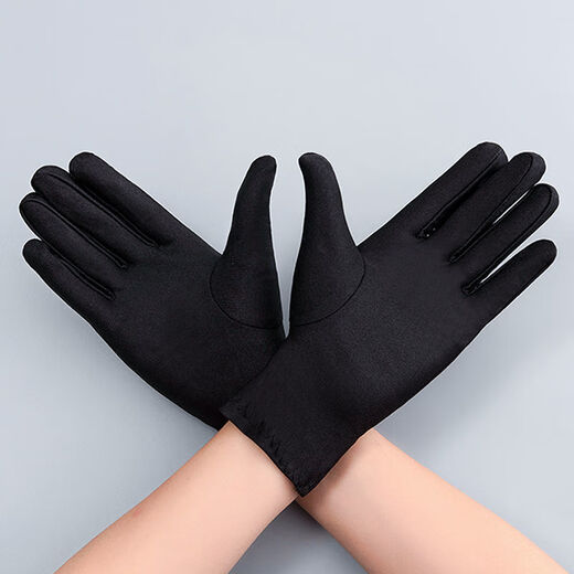 Qiao Meiting's special red gloves and jewelry shopping guide for the year of birth, high elastic spandex finger etiquette, men and women's stage, thin summer, big red, uniform size