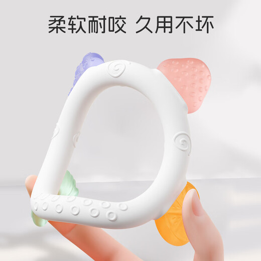 马博士婴儿牙胶安抚磨牙胶棒4个月以上口欲期小蘑菇牙胶防吃手水果牙胶