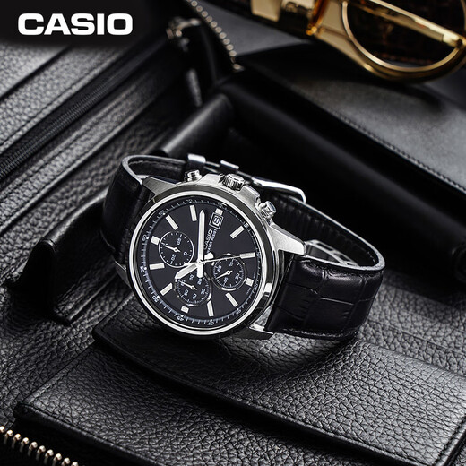 Casio (CASIO) watch men's three-disc casual simple student examination quartz Japanese and Korean watch New Year's gift MTH-5001L-1A