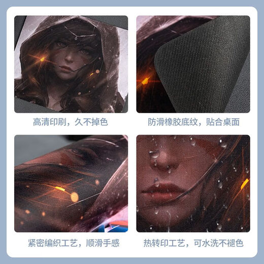 Mouse pad ikun exclusive chicken you are too beautiful emoticon package Xiao Heizi Love Kunkun Creative Funny Mouse pad GE-684 260x210mm Thick 3mm Regular
