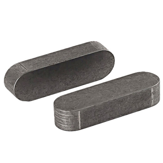 Bingneng 45# steel A-type rounded corner flat key pin GB1096 rounded corner shaft pin square key pin material flat key strip positioning square key strip latch 10*8*110 1 piece