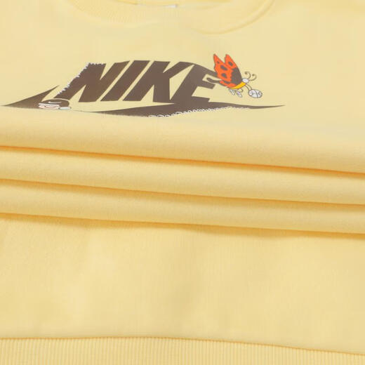 Nike NIKE [大发发] Big Kids K NSW CLUB FLC CREW LS GCEL sweatshirt HQ4885-701 M