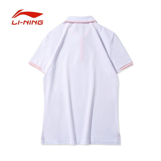 Li Ning Short Sleeve POLO Shirt Women's Sports Fashion Series Women's Tops Casual Sportswear