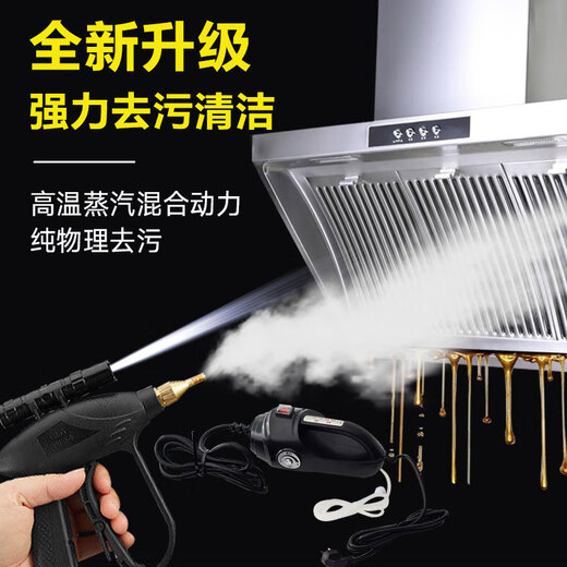 Shengentai high-temperature steam cleaner handheld household appliance cleaning air-conditioning washing machine multi-function all-in-one cleaning machine high temperature kitchen fume disinfection sterilization degreasing cleaning machine store manager recommended supercharged model small gun black tool box controllable spray gun