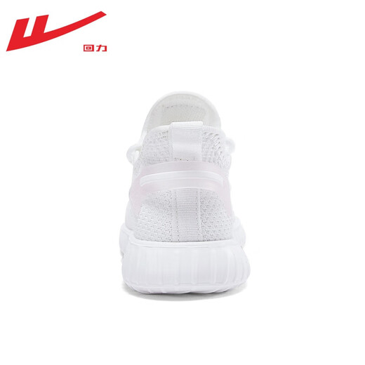 Warrior Sneakers Official Summer Women's Zapatos Agranables zapatos para correr cómodos zapatos de coco de coco Mesh Zapatos casuales para mujeres Polvo blanco 38