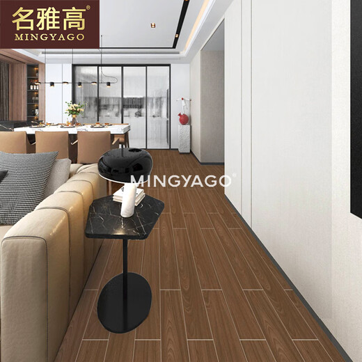 名雅高瓷砖北欧木纹砖仿实木客厅防滑地砖卧室仿木纹地板砖仿木纹条 150*900 CZ15901  一片价格，满箱发货 其他