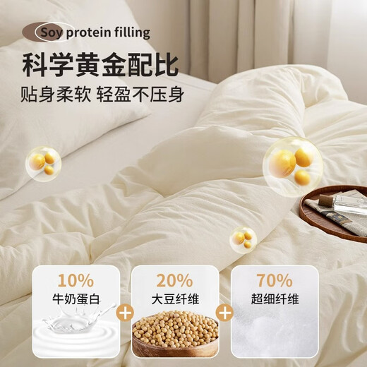 MUJI Summer Soy Fiber Air Conditioning Quilt Door Quilt Core Summer Cool Quilt Bedding Quilt 200*230cm