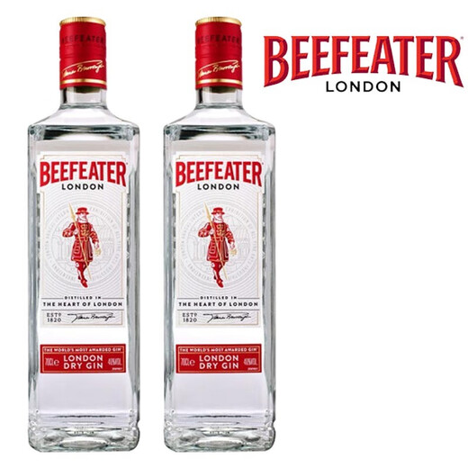 Beecheater importé vin étranger London Gin Gin Mélange d'alcool distillé Gin Gin Gin Base Vin 700 ml 2 Bouteilles