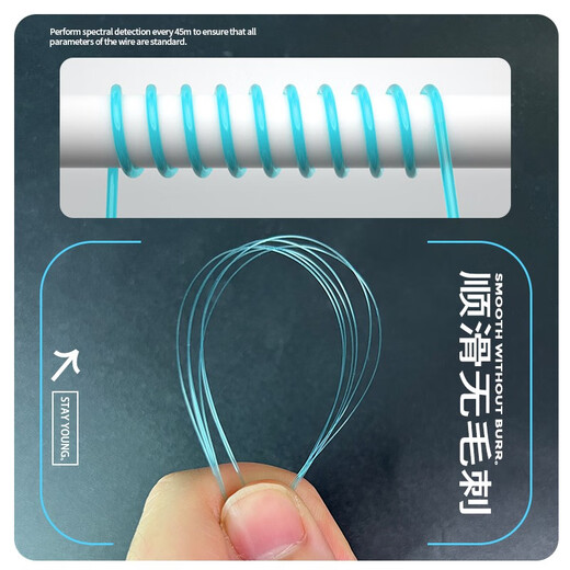 Six-fish imported fishing line 501 wild fishing black pit competitive nylon line loose line main line sub line tension fishing line fishing line fishing line transparent color 80 meters 0.3-4#/50m (5-6#) No. 0.6
