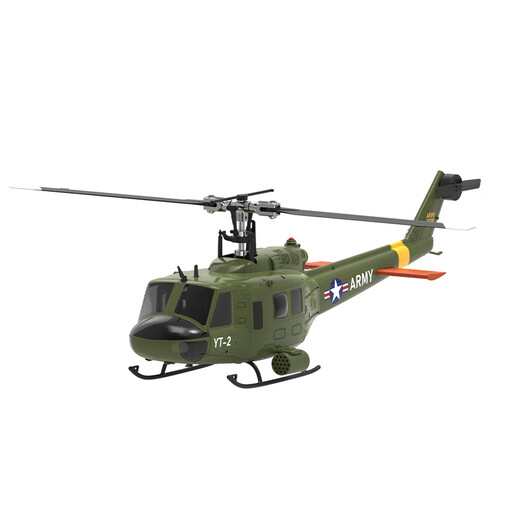 Rhsky Yuxiang F07V UH-1 Hueye Fernbedienung Hubschrauber Sechs-Kanal 3D-Stunt-Ein-Pad