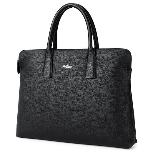 Goldlion Briefcase First Layer Cowhide Handbag Business Men's Bag Large Capacity Computer Bag Birthday Gift for Dad