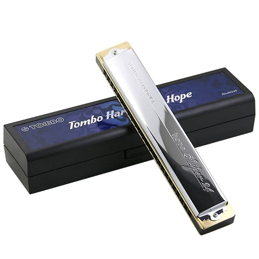 Tongbao (TOMBO) Tongbao TOMBO harmonica 6624 beginner entry adult 24-hole professional playing 6624S polyphonic harmonica C key 24 holes [6624S] C key-commonly used keys