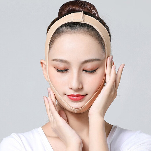 Oranshang line sculpting facial liposuction surgery mandibular bandage slimming face mask neck and jaw artifact v-face shaping mandibular headgear skin color M (95-115Jin Jin is equal to about 0.5 kg)