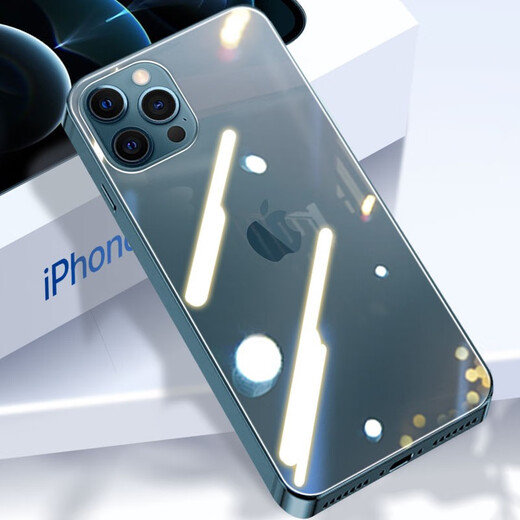 QuZhou iPhone12 back film, iPhone 12 tempered back film, full screen coverage, back cover, mobile phone anti-fall glass film, anti-fingerprint, iPhone 12 front + rear tempered film + lens film