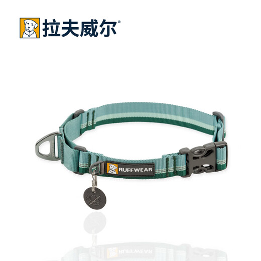 Ruffwell Ryan's web dog collar small dog ruffwear pet collar dog collar Shiba Inu dog collar collar River Rock Green S