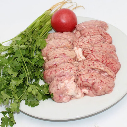 Jiluxian Sheep Brain Fresh Halal Sheep Brain Fresh Frozen Sheep Brain Marrow Brain Flower Fresh Sheep Brain Vacuum Raw Sheep Brain Whole Sheep Brain 1 Jin Jin is equal to 0.5 kg, about 5 pairs