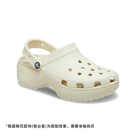 crocs Crocs thick-soled cloud hole shoes outdoor 206750 Bone white-2Y2 37/38 (240mm)
