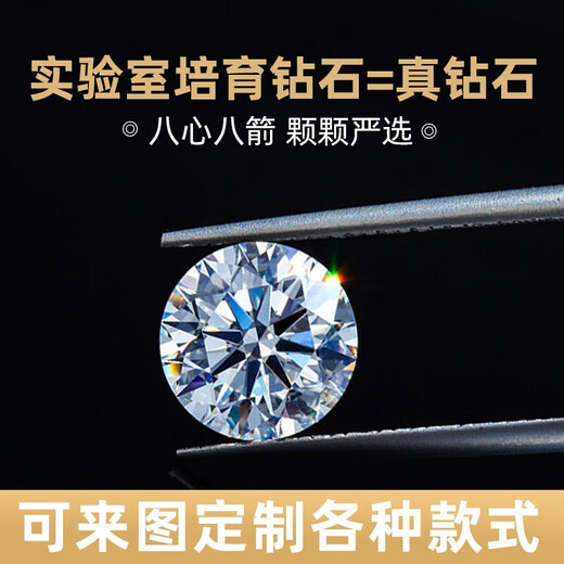 Siele PT950 platinum set with 30-cent lab-grown diamond pendant necklace with lab-grown diamonds, customized model. Valentine's Day gift. Pt950 platinum pendant (with silver necklace) 30-cent lab-grown diamond (D/VVS1/3EX/N)