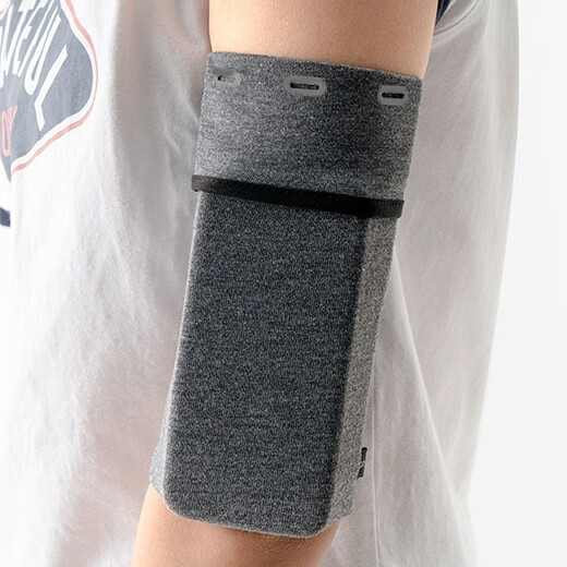 Other running mobile phone arm sleeves for men and women, close-fitting sports mobile phone arm sleeves, arm bags, invisible wrist bags, sleeves, black M size (125 Jin Jin is equal to less than 0.5 kg)