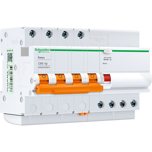 施耐德（Schneider）漏电保护器1P+N10A/16A/20A/25A/32A/40A空气开关EA9DPN总闸2P63A A型DPN16A带漏保【实体专卖店直发】