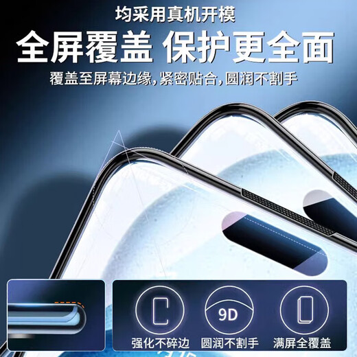 Coco Lili Anti-Peeping Seconds Film Suitable for Apple 13 Tempered Film iPhone 13 Mobile Phone Film Anti-Peeping Earpiece Dustproof Protection Anti-fingerprint Full Screen Masonry Glass