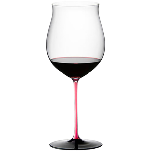Liduo RIEDEL imported from Austria with handmade color limited edition black bow tie series Bordeaux cup Burgundy red wine glass 1 pack Pink Burgundy 1 piece 1050ml