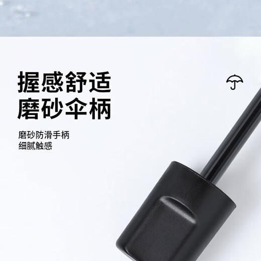 Manual umbrella, thickened and strong, windproof, sunny and rainy, sun protection, UV protection, parasol, random delivery, manual black, 8 ribs