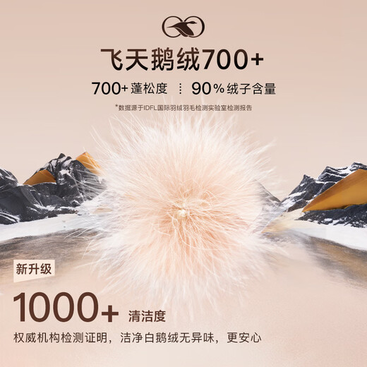 Govan black gold goose down jacket with nautical function 3.0 eight grid unisex long winter down jacket black M