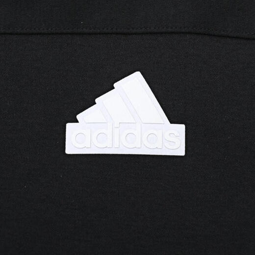 
Adidas short-sleeved T-shirt for men 2025 summer new sportswear knitted breathable loose round neck top half sleeve IA8129 pure cotton IT3937 black XL
