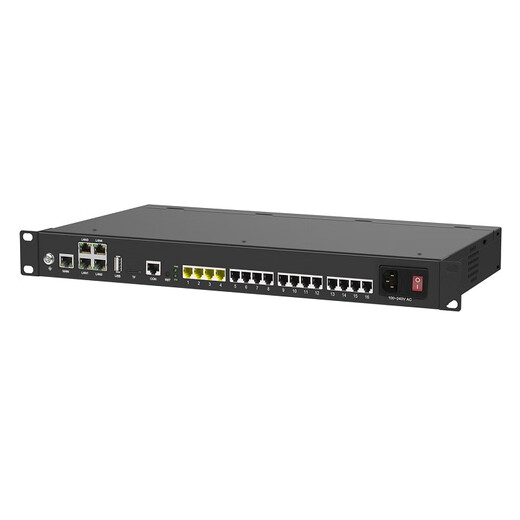 SZGWSD Guowei Times Telephone Switch LAN IP Programmable Switch Internal Dial-Dialing IP500 Office Hotel Extension Voice Wake-up Interchange 16FXO 400IP Extension