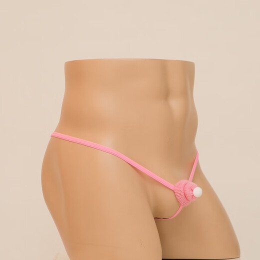 
Sexy underwear, men's Christmas hat, hollow thong, men's sexy men's underwear, men's breathable gay small suction, missed hair, gay adult T-trousers, blue, all size
