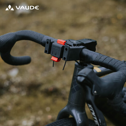 VAUUDE Manillar al aire libre Adaptador de bolsa de bolsa ajustable Hebilla 11304 VAUDE NEGRO SOLE TAMAÑO