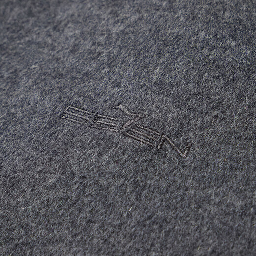 Qipai detachable down lining woolen jacket men's winter new business casual dad jacket men's dark gray cashmere/wool 190