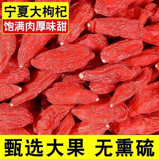 Jianyi Nian Ningxia Extra Grade Wolfberry Large Grain Authentic Gou Qi Zi Zhongning Disposable Gelica Soaked in Water 500g First-class Extra Grade Large Fruit (A Premium Choice) 2 Cans