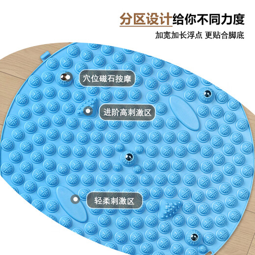 INVUI Acupressure Board Foot Massage Pad Acupoint Dredging Meridians Super Jogging Toe Pressure Board Blue