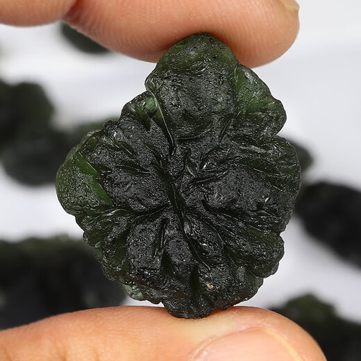 Libiao Natural Czech Meteorite Design Raw Stone Green Glass Meteorite Modor Crystal Pendant Bare Stone Couple Necklace Czech Style Bracelet