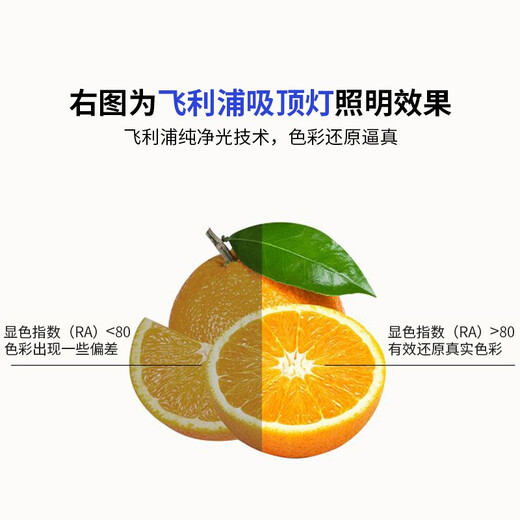 Philips LED ceiling light bedroom balcony kitchen light dining circular corridor room living room aisle corridor Hengyan 10W 10 within 880lm medium light diameter 250