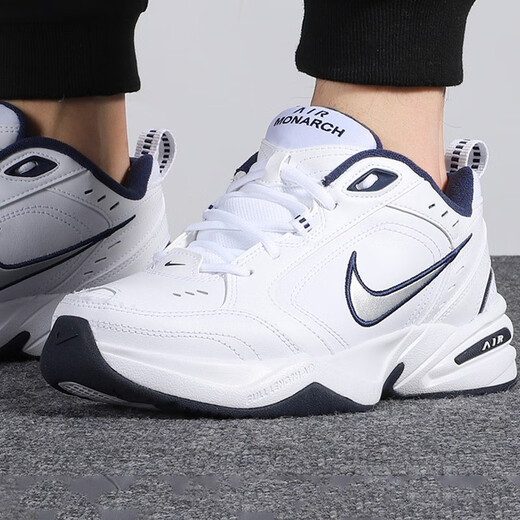 耐克（NIKE）跑步鞋男鞋女鞋2025秋冬季新款AirMonarch M2K老爹鞋运动鞋休闲鞋 415445-102经典银白 42.5