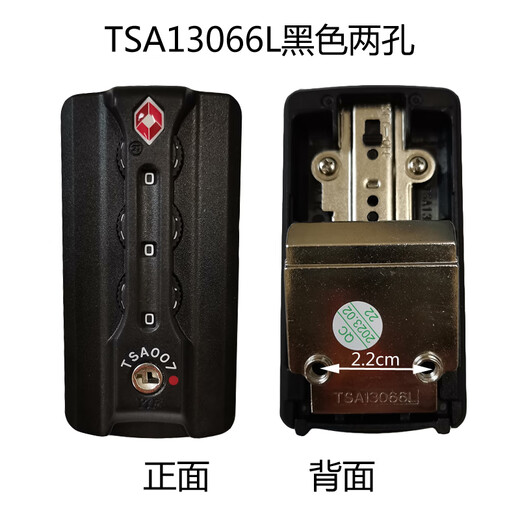 TSA007 Customs Bloqueo Localización de la contraseña Bloqueo de aluminio Bloqueo Bloqueo Bloqueo Contraseña Accesorios de equipaje TSA13066 TSA13066L Tos hoyos Azul One