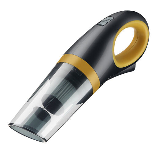 JESIMY Car Vacuum Cleaner Wireless Charging Car Household High Power Powerful Small Mini Handheld CY Yellow Model (8000pa Suction + Stainless Steel Filter + Bag) Wireless