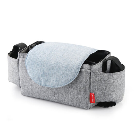 Solterista multifuncional Insular bolsa colgante de almacenamiento Botella botella de agua taza de agua para bebés bolsa colgante de mezclilla azul