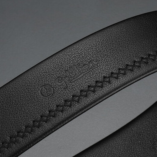 Goldlion Belt Men's Pin Buckle Belt First Layer Cowhide Business Fashion Trouser Belt Gift Box New Year's Birthday Gift