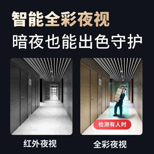 神眸家门口楼道摄像头 免插电监控器 磁吸免打孔 无线wifi家用室内电池充电超长待机户外高清手机远程	
