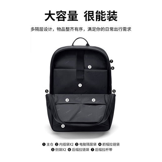 Рюкзак ПОЛО, мужской дорожный рюкзак, студенческая школьная сумка, мужская сумка для компьютера 15,6/16 дюймов, мужская деловая дорожная сумка